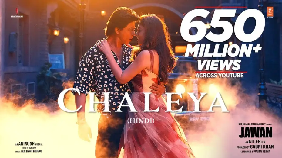 Відео до фільму जवान | JAWAN: Chaleya (Hindi) | Shah Rukh Khan | Nayanthara | Atlee | Anirudh | Arijit S, Shilpa R | Kumaar