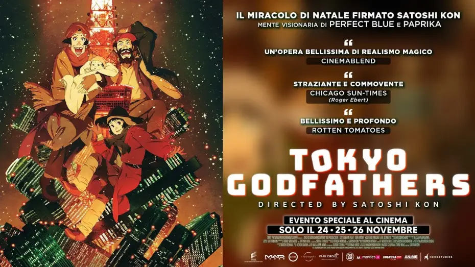 Відео до фільму Токійські Хрещені | Tokyo Godfathers - Official Trailer | al cinema dal 24 al 26 novembre!