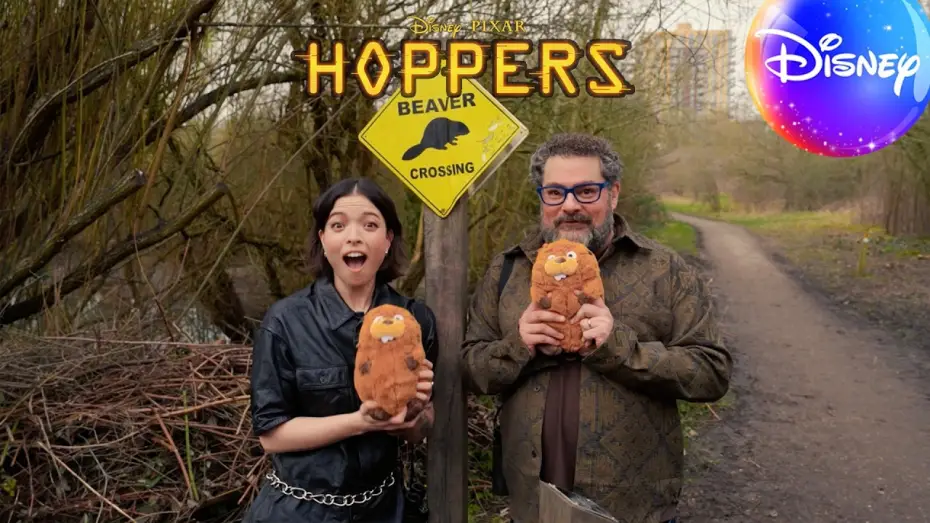 Відео до фільму Стрибунці | The Hoppers cast name a real London beaver!