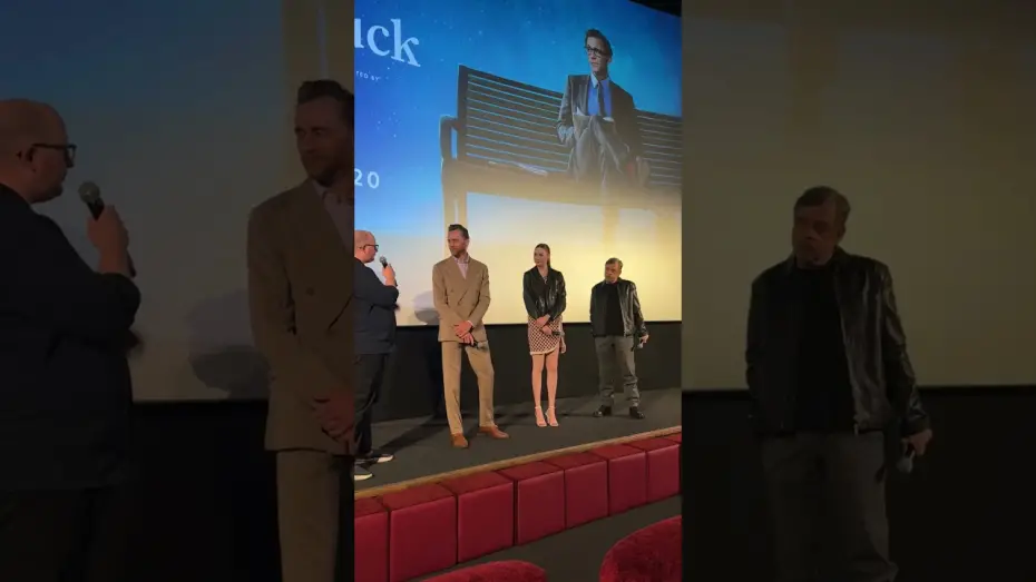 Відео до фільму Життя Чака | Tom Hiddleston, Karen Gillan and Mark Hamill surprise The Life of Chuck screening