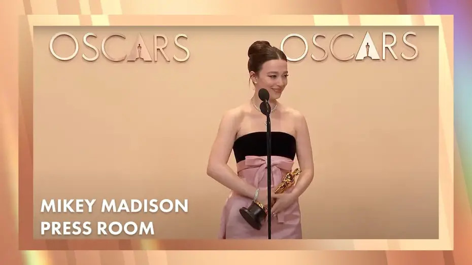 Відео до фільму Анора | 'Anora' Best Actress Press Room Speech | 97th Oscars (2025)[Mikey Madison]