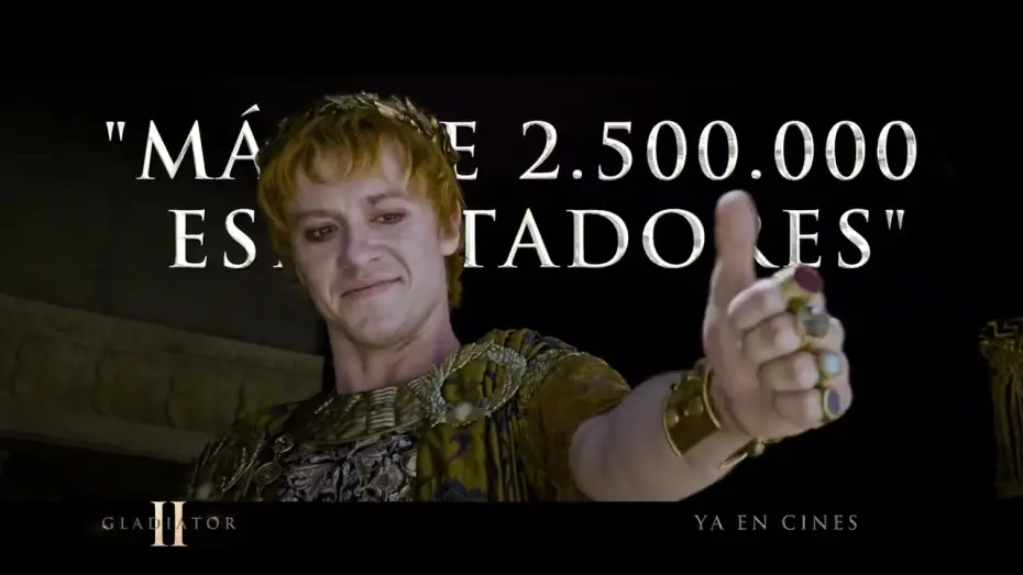 Відео до фільму Гладіатор 2 | Globos de Oro