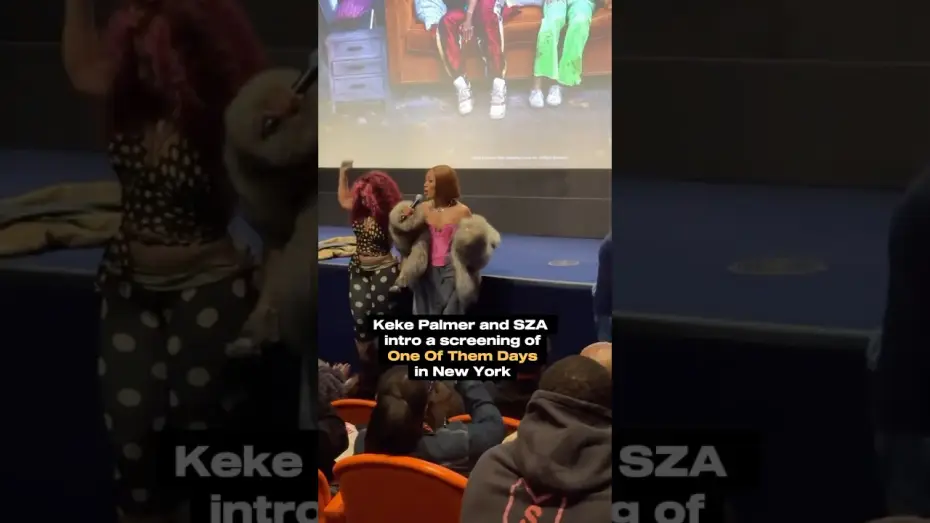 Відео до фільму Один з тих днів | Keke Palmer and SZA attend a One Of Them Days screening in New York