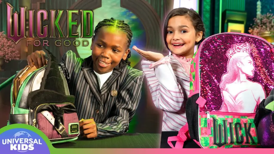 Відео до фільму Wicked: Чародійка. Частина 2 | What's In My Bag with the Young Stars of WICKED!