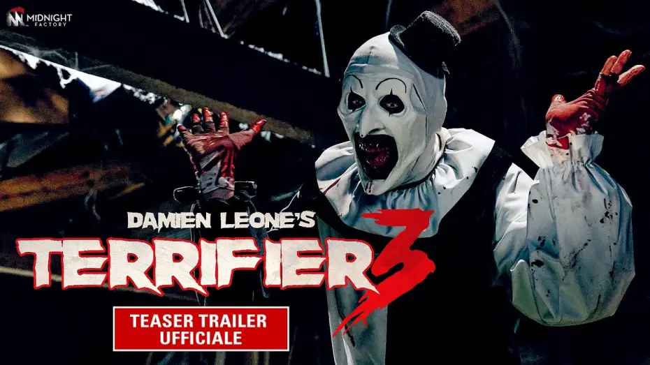 Відео до фільму Жахаючий 3 | Terrifier 3 - Teaser Trailer Italiano Ufficiale
