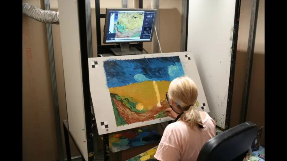 Відео до фільму З любов'ю, Вінсент | Painting Timelapse