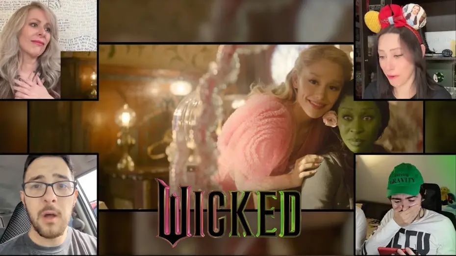 Відео до фільму Wicked: Чародійка | Trailer Reactions