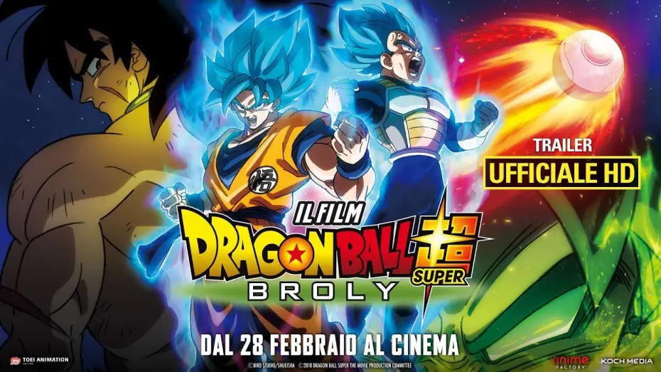Відео до фільму Драконівські перли Супер: Бролі | Dragon Ball Super: Broly - Il Film - Trailer Ufficiale Italiano | HD