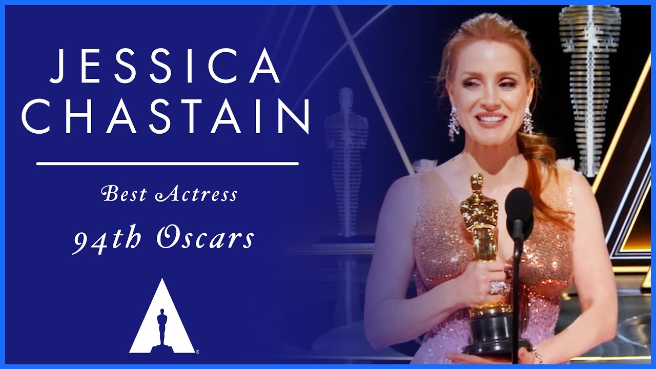 Відео до фільму Очі Теммі Фей | Jessica Chastain Wins Best Actress for 'The Eyes of Tammy Faye' | 94th Oscars