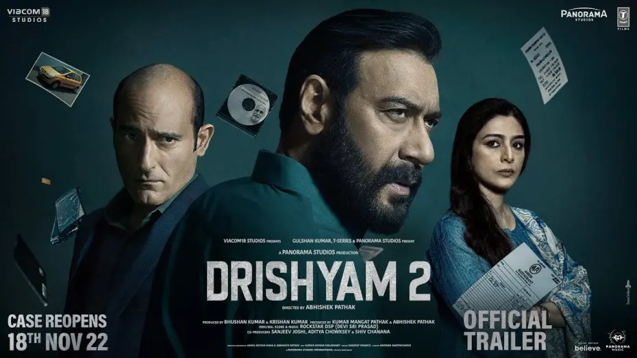 Відео до фільму Drishyam 2 | Drishyam 2: OFFICIAL TRAILER | Ajay Devgn Akshaye Khanna Tabu Shriya Saran Abhishek Pathak Bhushan K