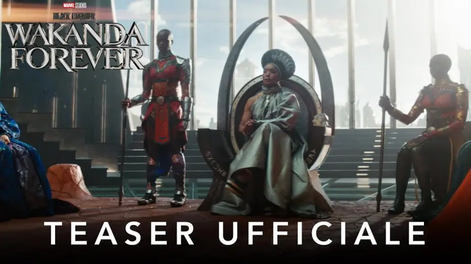 Відео до фільму Чорна пантера: Ваканда назавжди | Black Panther: Wakanda Forever | Teaser Ufficiale | Dal 9 Novembre al Cinema
