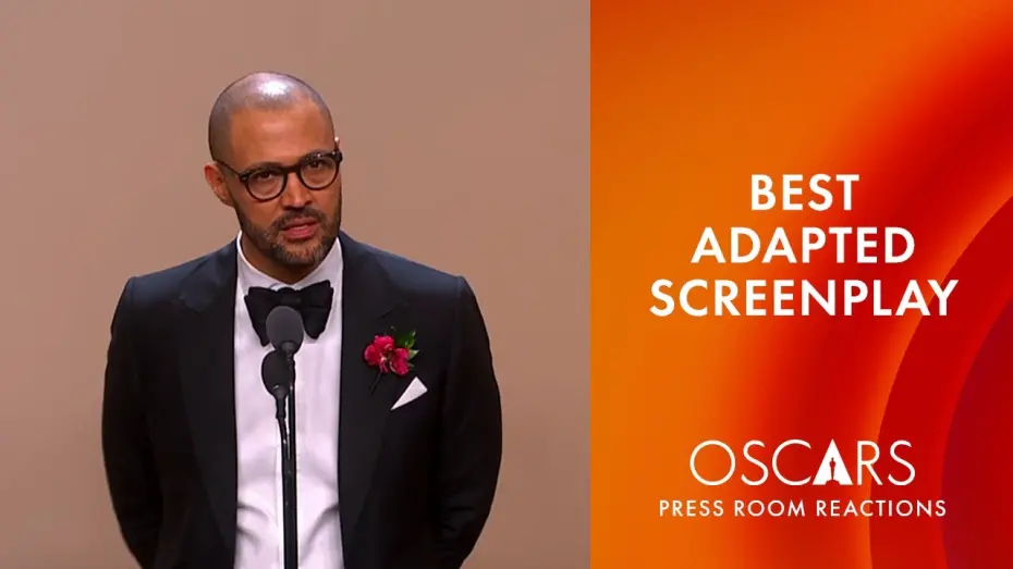 Відео до фільму Американське чтиво | Best Adapted Screenplay | 'American Fiction'  | Cord Jefferson | Oscars 2024 Press Room Speech