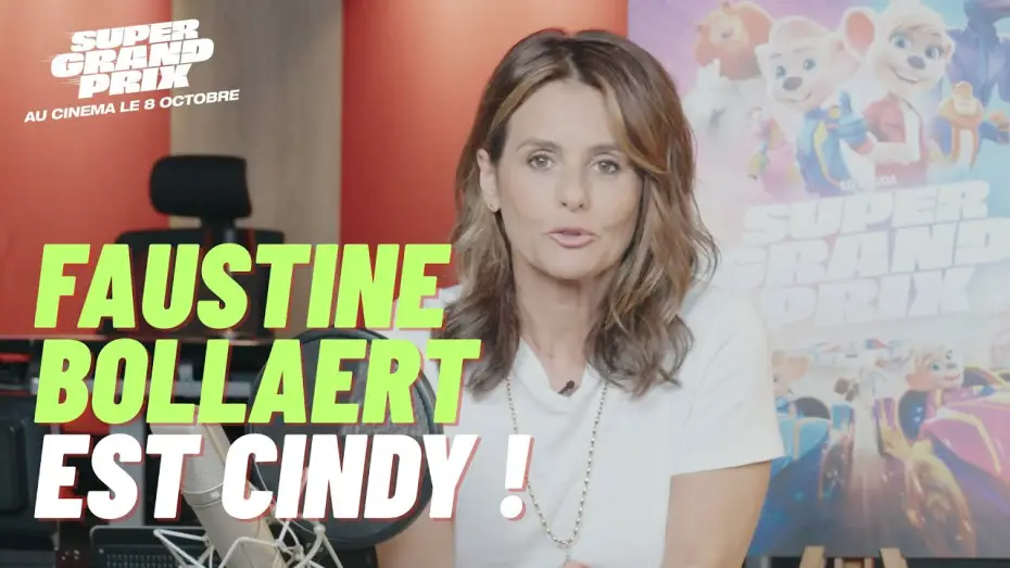 Відео до фільму Шалені Перегони: Гран-Прі Європи | Les coulisses de "SUPER GRAND PRIX : Faustine Bollaert incarne la renarde rus&eacute;e CINDY !