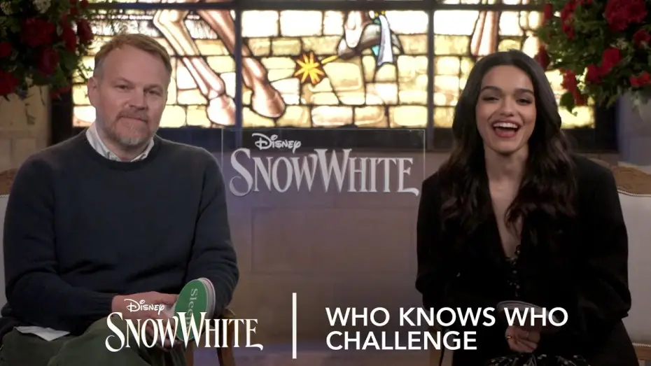 Відео до фільму Білосніжка | Rachel Zegler & Marc Webb: 'Who Knows Who Better?' Challenge