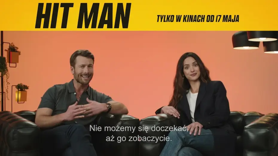 Відео до фільму Найманий убивця | Glen Powell i Adria Arjona zapraszają na film
