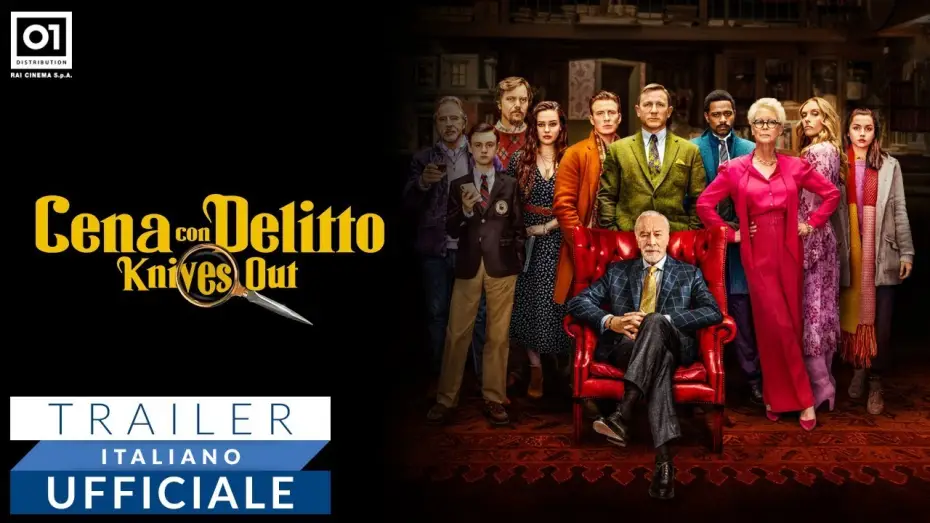 Відео до фільму Ножі наголо | CENA CON DELITTO - KNIVES OUT (2019) - Nuovo Trailer Ufficiale HD