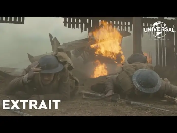 Відео до фільму 1917 | 1917 - Extrait : "Schofield et Blake assistent &agrave; un combat a&eacute;rien" [VOST]