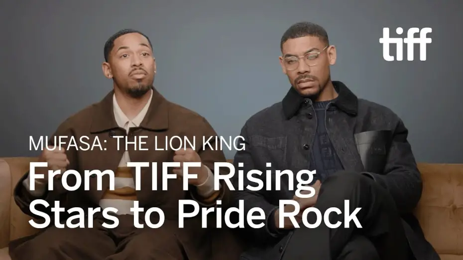 Відео до фільму Муфаса: Король Лев | MUFASA: THE LION KING Stars Kelvin Harrison Jr. & Aaron Pierre Shine | TIFF 2024
