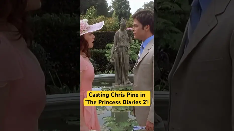 Відео до фільму Щоденники принцеси 2: Королівські заручини | How Chris Pine Was Cast in 'The Princess Diaries 2'