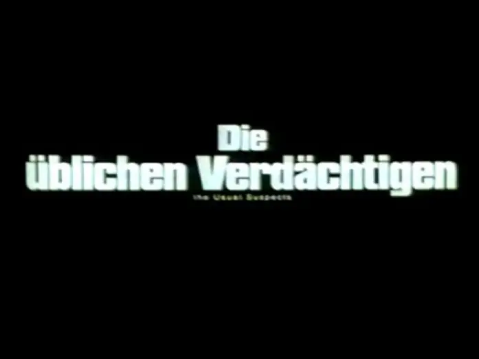 Відео до фільму Звичайні підозрювані | Die &uuml;blichen Verd&auml;chtigen - Trailer (1995)