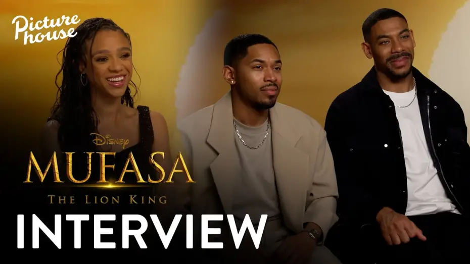 Відео до фільму Муфаса: Король Лев | Interview | Tiffany Boone, Aaron Pierre & Kelvin Harrison Jr.