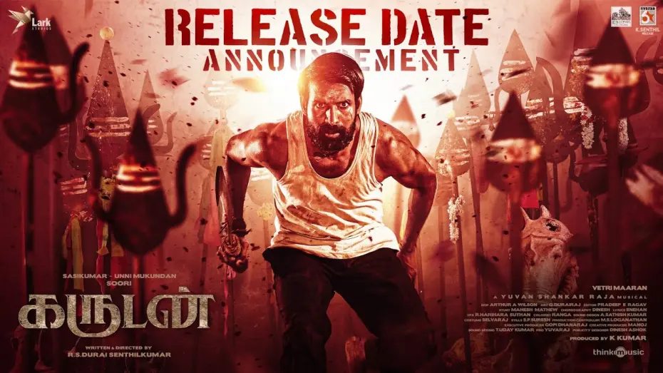 Відео до фільму Garudan | Garudan - Release Date Announcement | Soori,Sasikumar,Unni Mukundan | Yuvan | Vetrimaaran | RS Durai