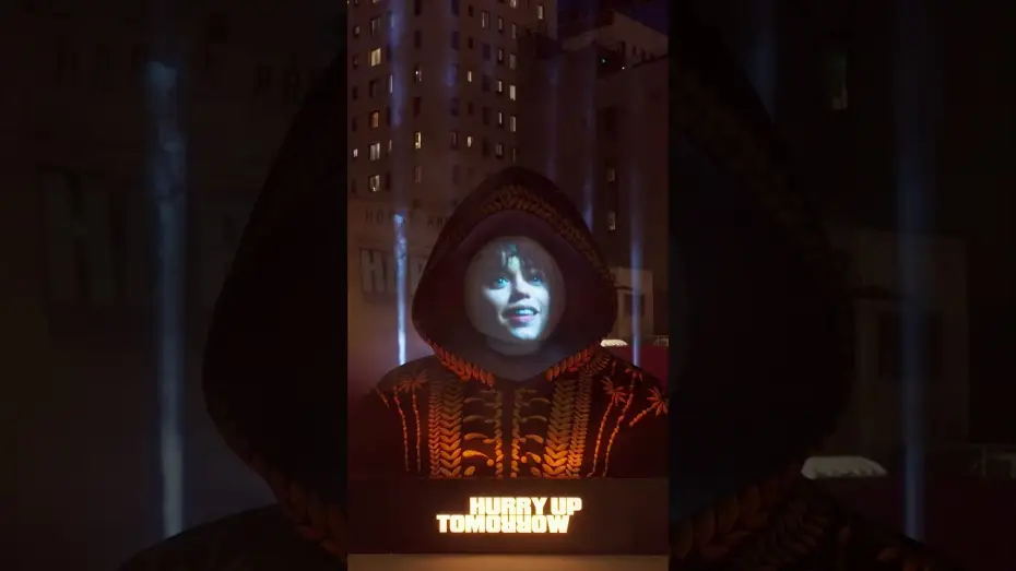 Відео до фільму Поспішай у завтра | THE #HURRYUPTOMORROW MIRROR INSTALLATION ON HOLLYWOOD & VINE.