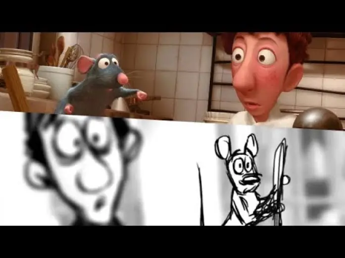 Відео до фільму Рататуй | Remy in the Kitchen from Ratatouille | Pixar Side by Side