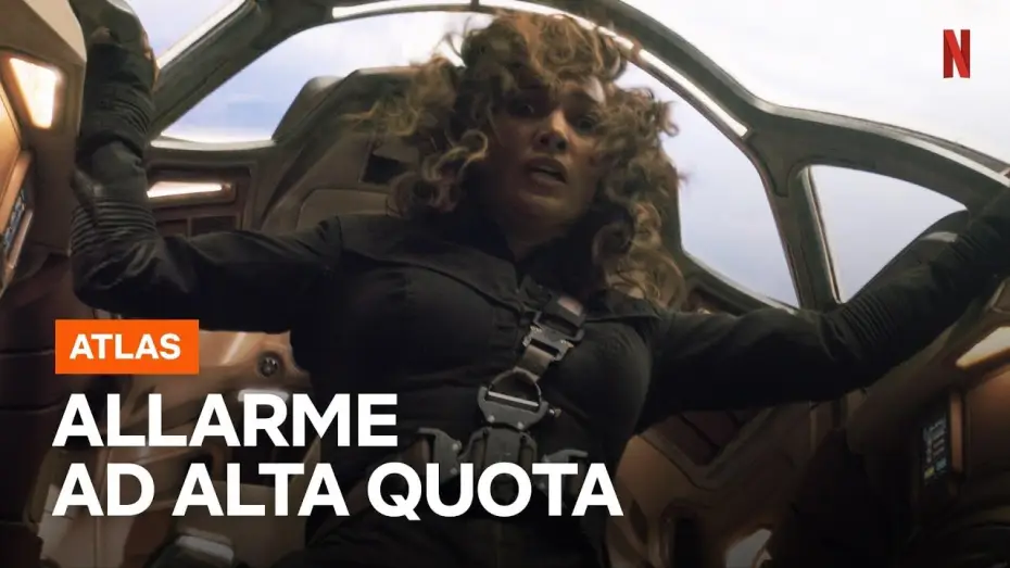 Відео до фільму Атлас | Il volo turbolento in cui JLo rischia la vita