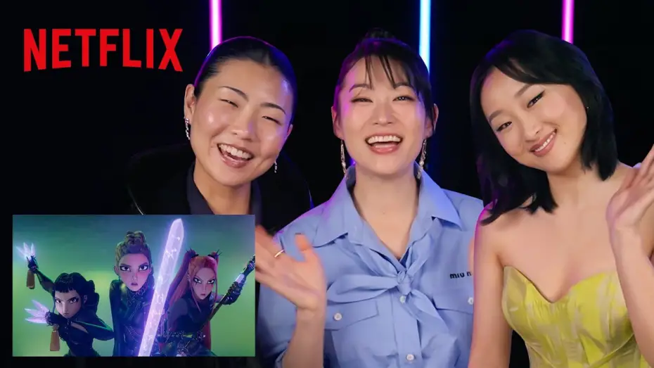 Відео до фільму Кейпоп-мисливиці на демонів | The Cast Tries Korean Snacks