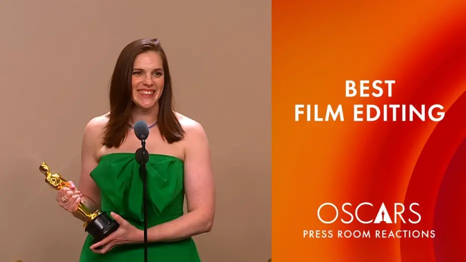 Відео до фільму Оппенгеймер | Best Film Editing | 'Oppenheimer' | Jennifer Lame | Oscars 2024 Press Room Speech