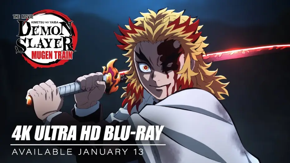 Відео до фільму Винищувач демонів: Безмежний потяг | 4K Ultra HD Blu-ray On Sale January 13 [Subtitled]