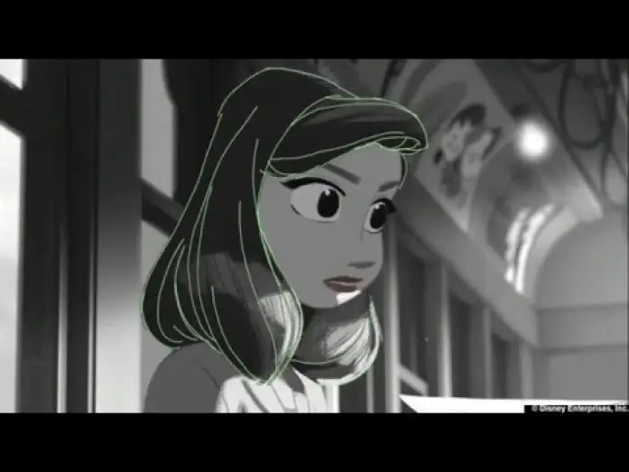 Відео до фільму Паперова людина | WDAS Technology Projects: Computer Assisted Animation of Line and Paint in Disney's Paperman