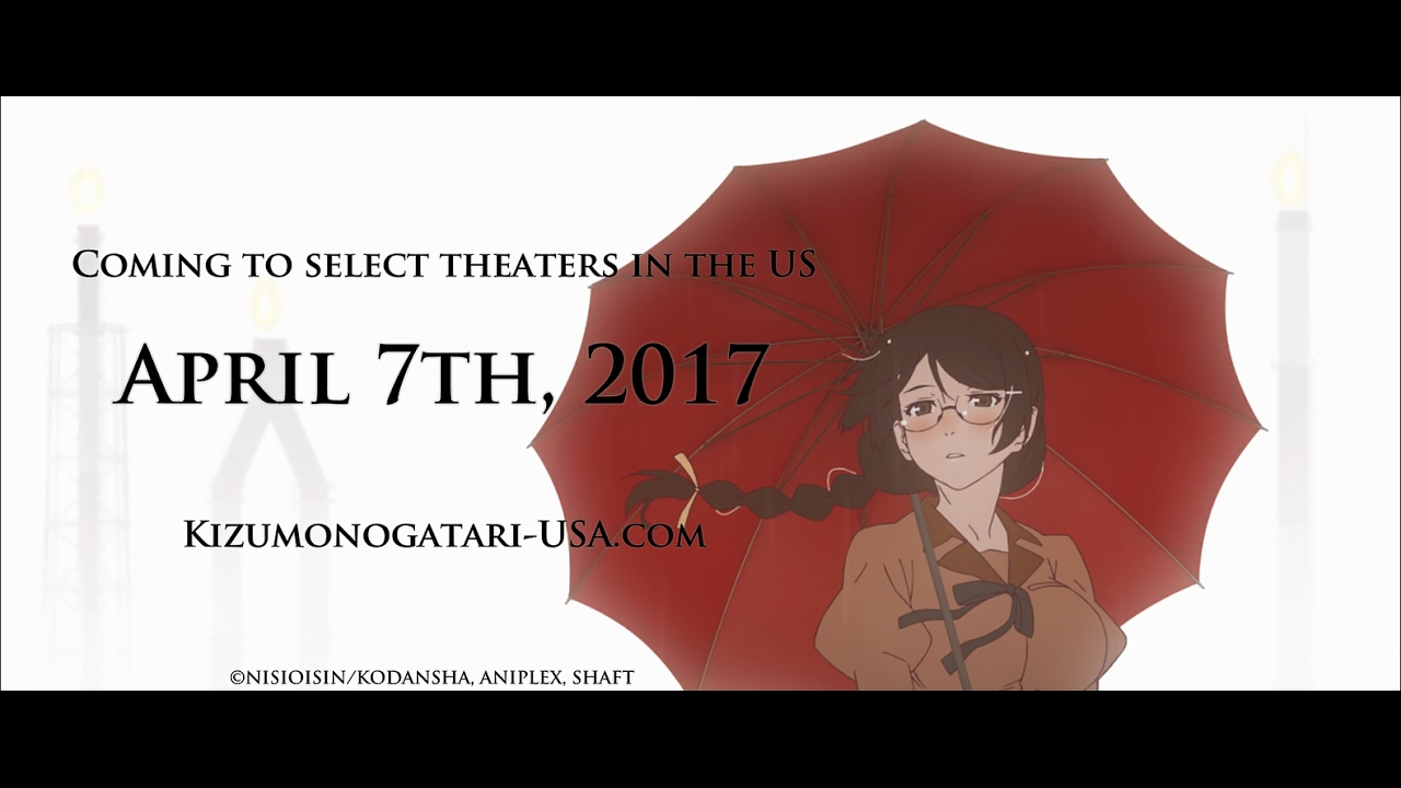 Відео до фільму Історії ран III: Холодна кров | KIZUMONOGATARI PART 3: REIKETSU Trailer