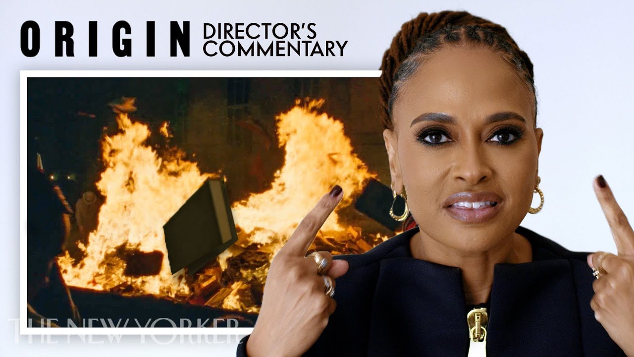 Відео до фільму Origin | How Ava DuVernay Recreated A Historic Book Burning Scene In &ldquo;Origin&rdquo; | The New Yorker