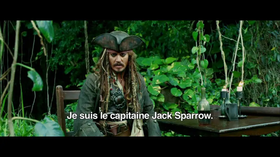 Відео до фільму Пірати Карибського моря: На дивних берегах | Bande-annonce 1 VOST (avec intro Jack Sparrow)