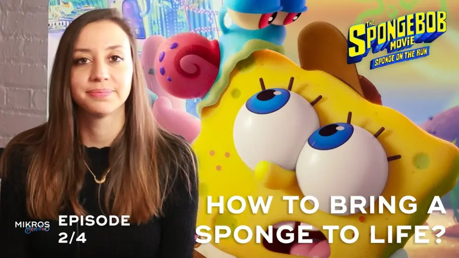 Відео до фільму Губка Боб: Втеча Губки | [Talks][#SpongeBobMovie] How To Bring a Sponge to Life? 2/4