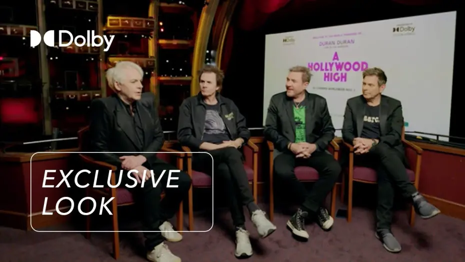 Відео до фільму Duran Duran: A Hollywood High | Dolby Featurette