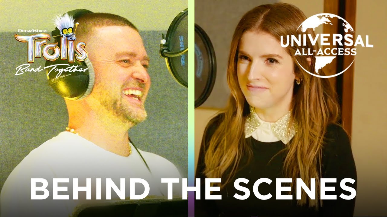 Відео до фільму Тролі: Знову разом | Anna Kendrick & Justin Timberlake Recording Booth Fun - Behind The Scenes