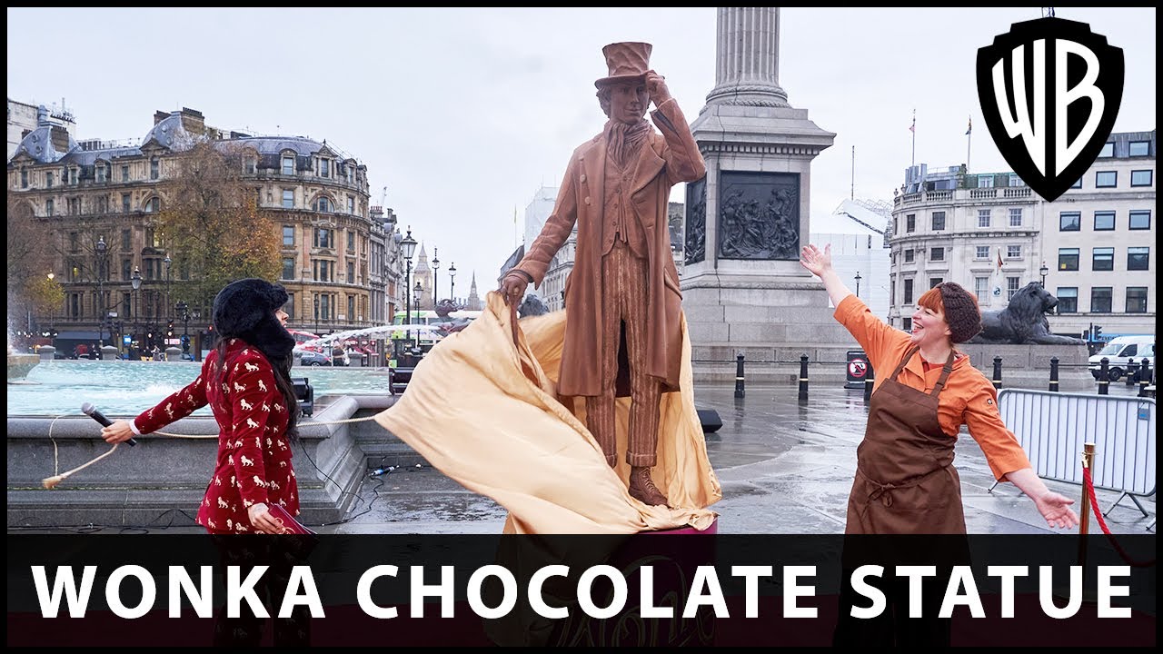 Відео до фільму Вонка | Chocolate Statue Reveal