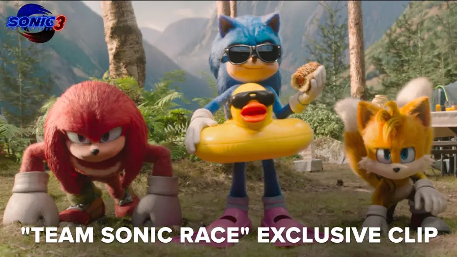 Відео до фільму Їжак Сонік 3 | "Team Sonic Race" Exclusive Clip