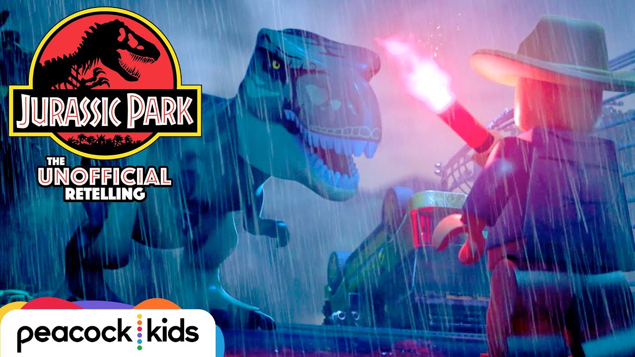 Відео до фільму LEGO Jurassic Park: The Unofficial Retelling | T.Rex Attacks the Tour! Clip