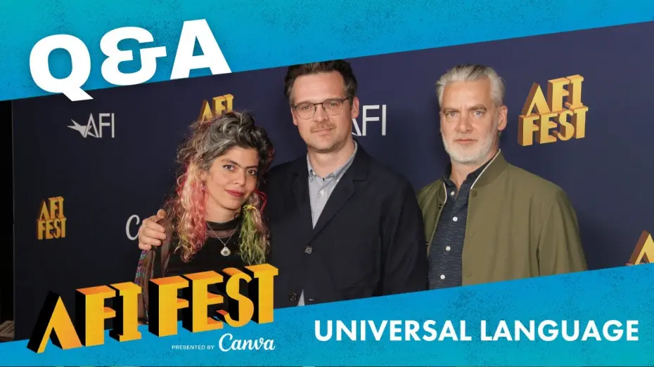 Відео до фільму Universal Language | UNIVERSAL LANGUAGE (UNE LANGUE UNIVERSELLE) Conversation at AFI FEST presented by Canva