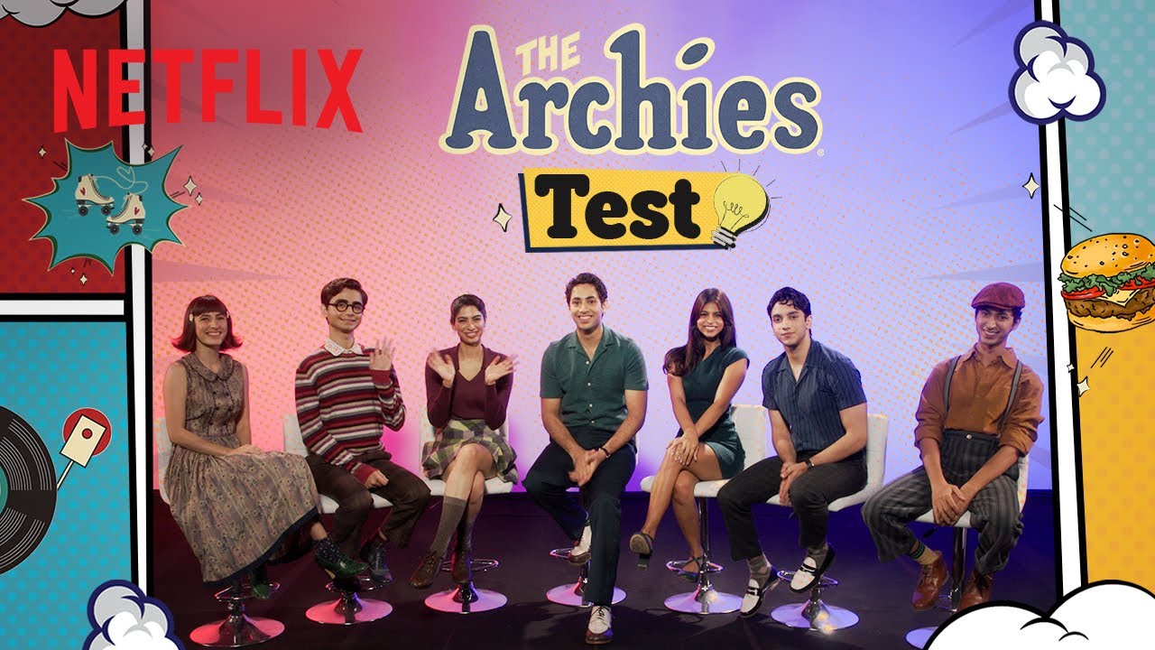 Відео до фільму Гурт Арчі | The cast of The Archies Take The Archies Trivia Test [Subtitled]