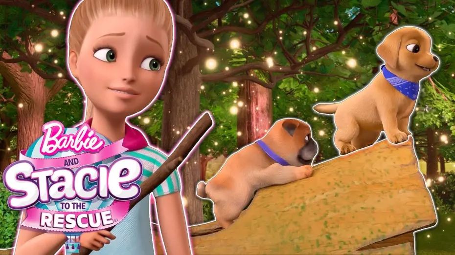 Відео до фільму Barbie and Stacie to the Rescue | Barbie Puppy Obstacle Course!