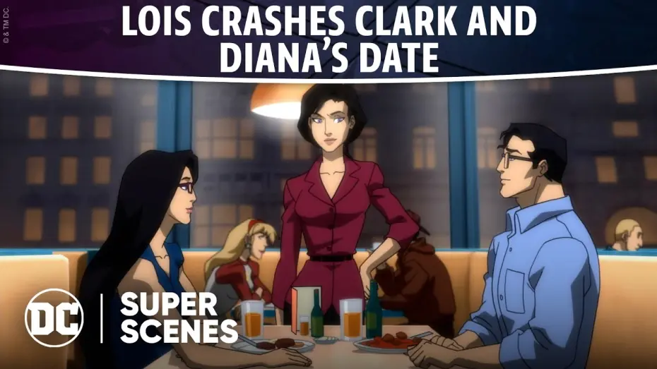 Відео до фільму Ліга справедливості: Трон Атлантиди | DC Super Scenes: Lois Crashes Clark and Diana’s Date