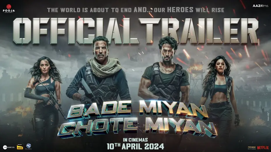 Відео до фільму Bade Miyan Chote Miyan | Bade Miyan Chote Miyan-Official Hindi Trailer | Akshay, Tiger, Prithviraj | AAZ |In Cinemas 10th Apr
