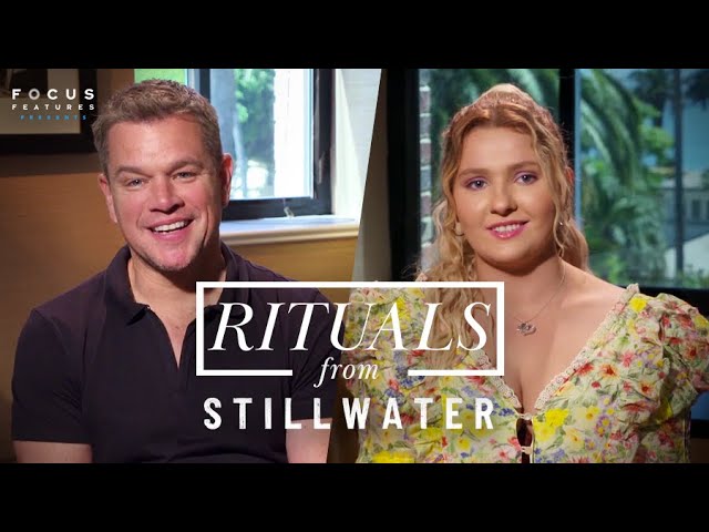 Відео до фільму Стілвотер | Stillwater’s Matt Damon & Abigail Breslin Chat Acting Tips | Rituals