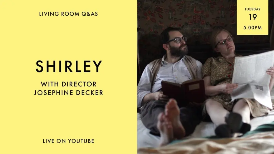 Відео до фільму Ширлі | LIVING ROOM Q&As: Shirley Director Josephine Decker talks to Hannah Woodhead