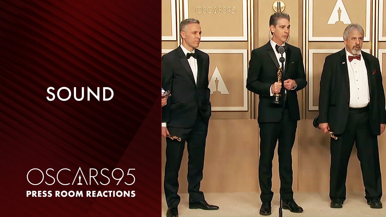 Відео до фільму Топ Ґан: Меверік | Sound | Top Gun: Maverick | Oscars95 Press Room Speech